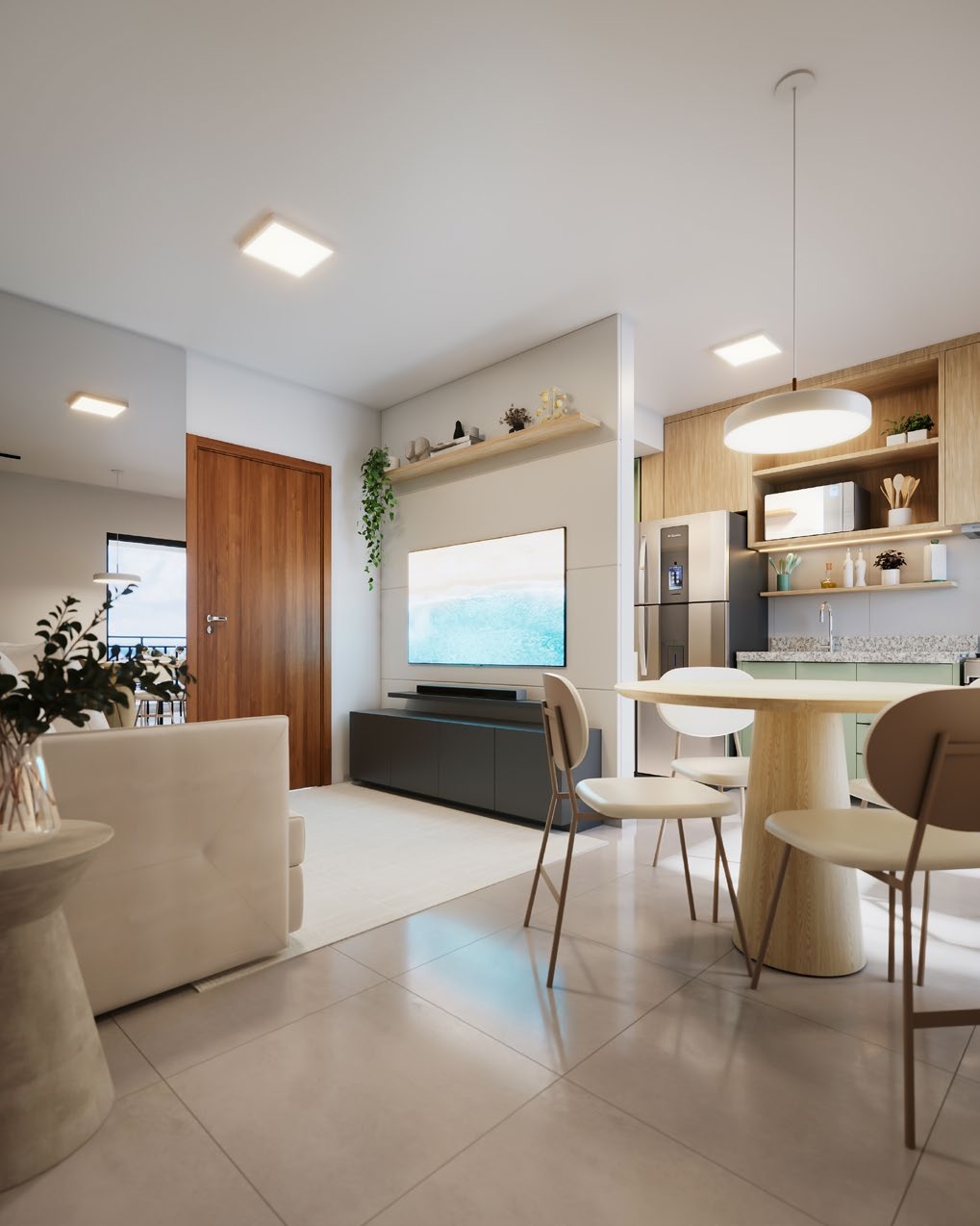 Apartamento decorado - quarto principal